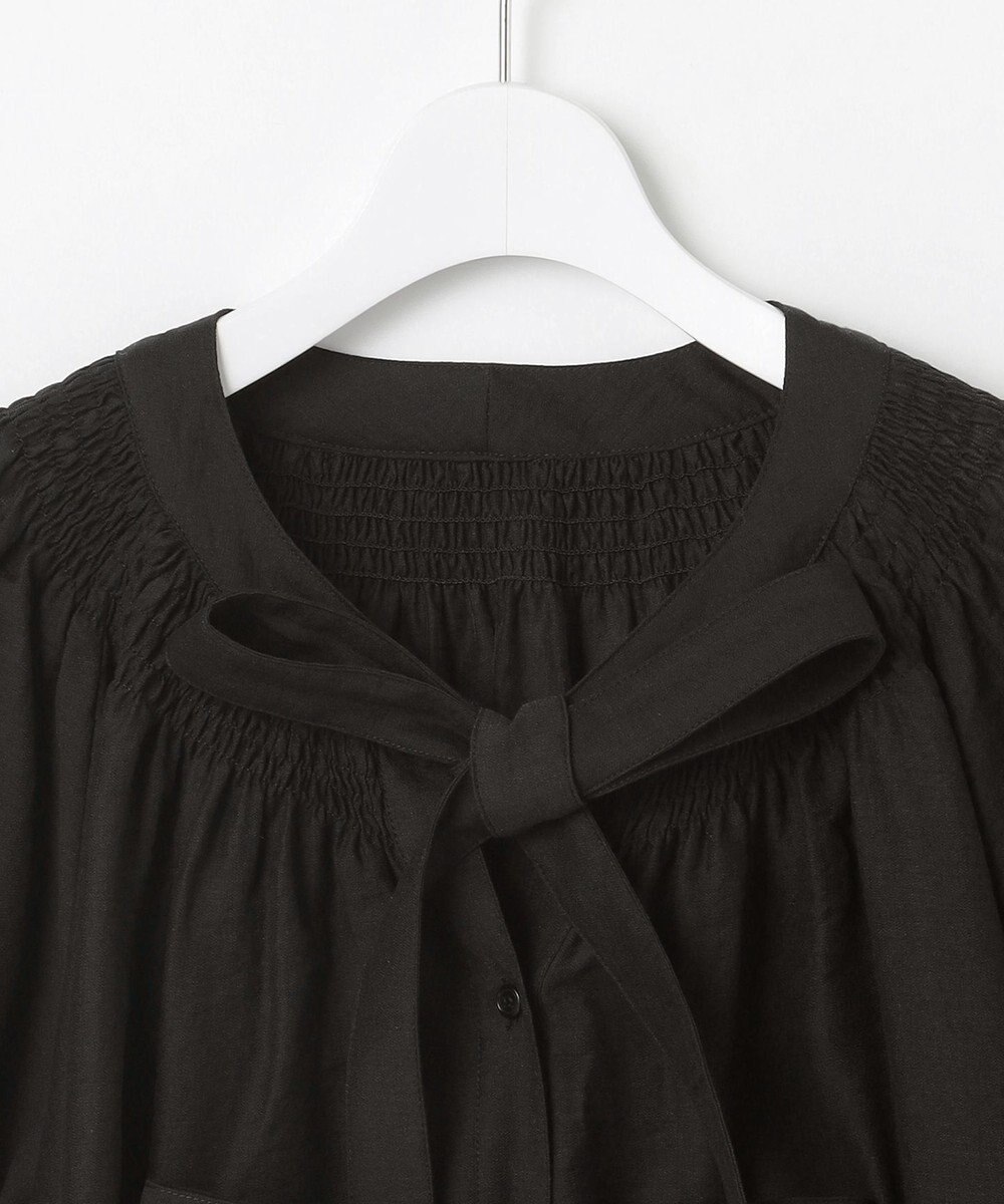 Feroux ダブルリボンシアー ブラウス 