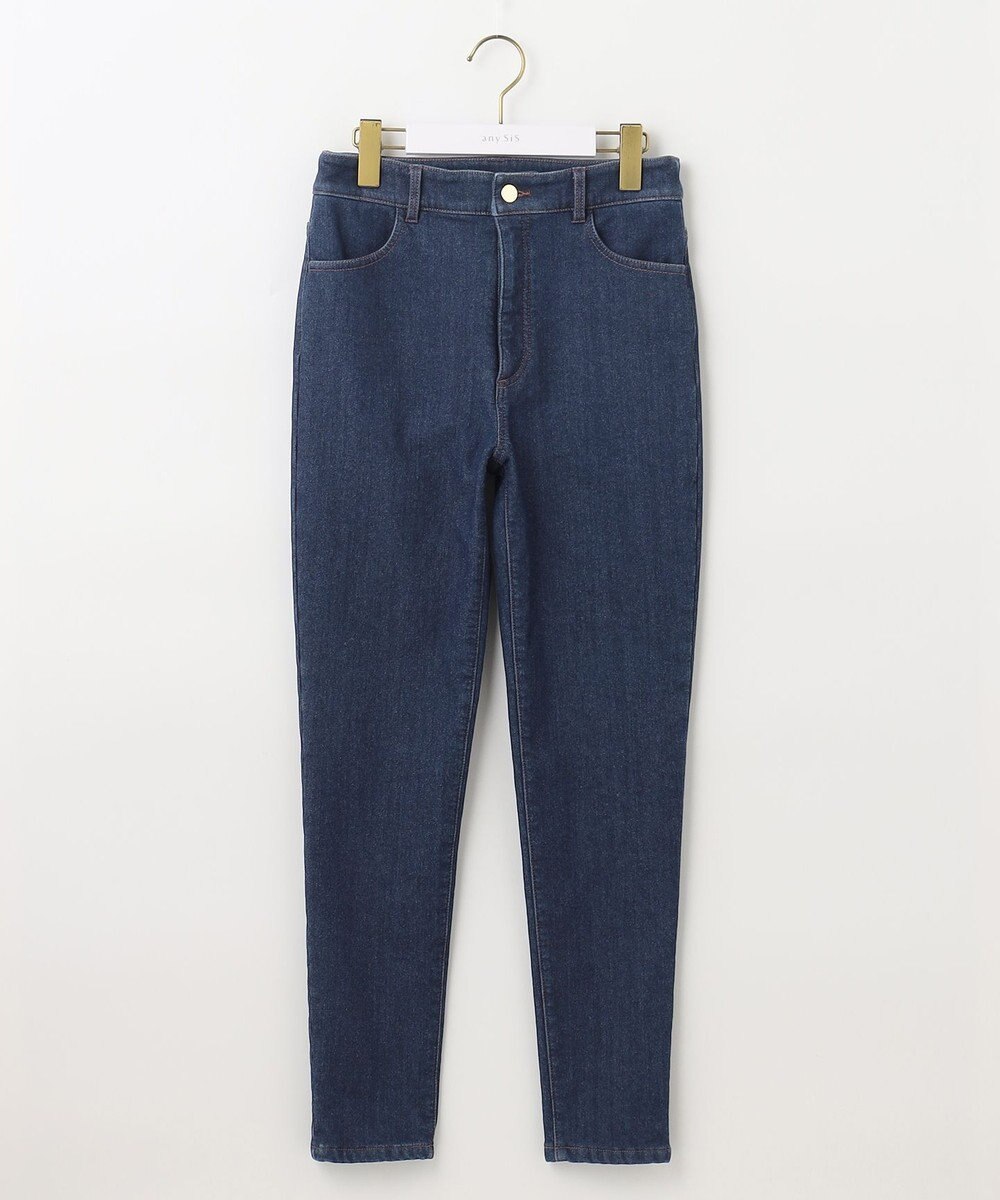 ANY SIS 【洗える/裏起毛】スフレ デニム 