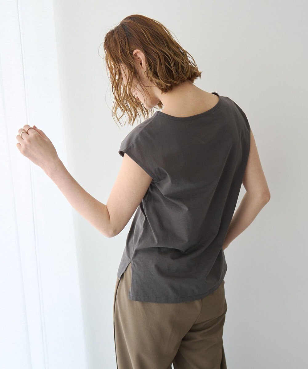 YECCA VECCA 【2点SET】刺繍メッシュキャミセットコットンTee 