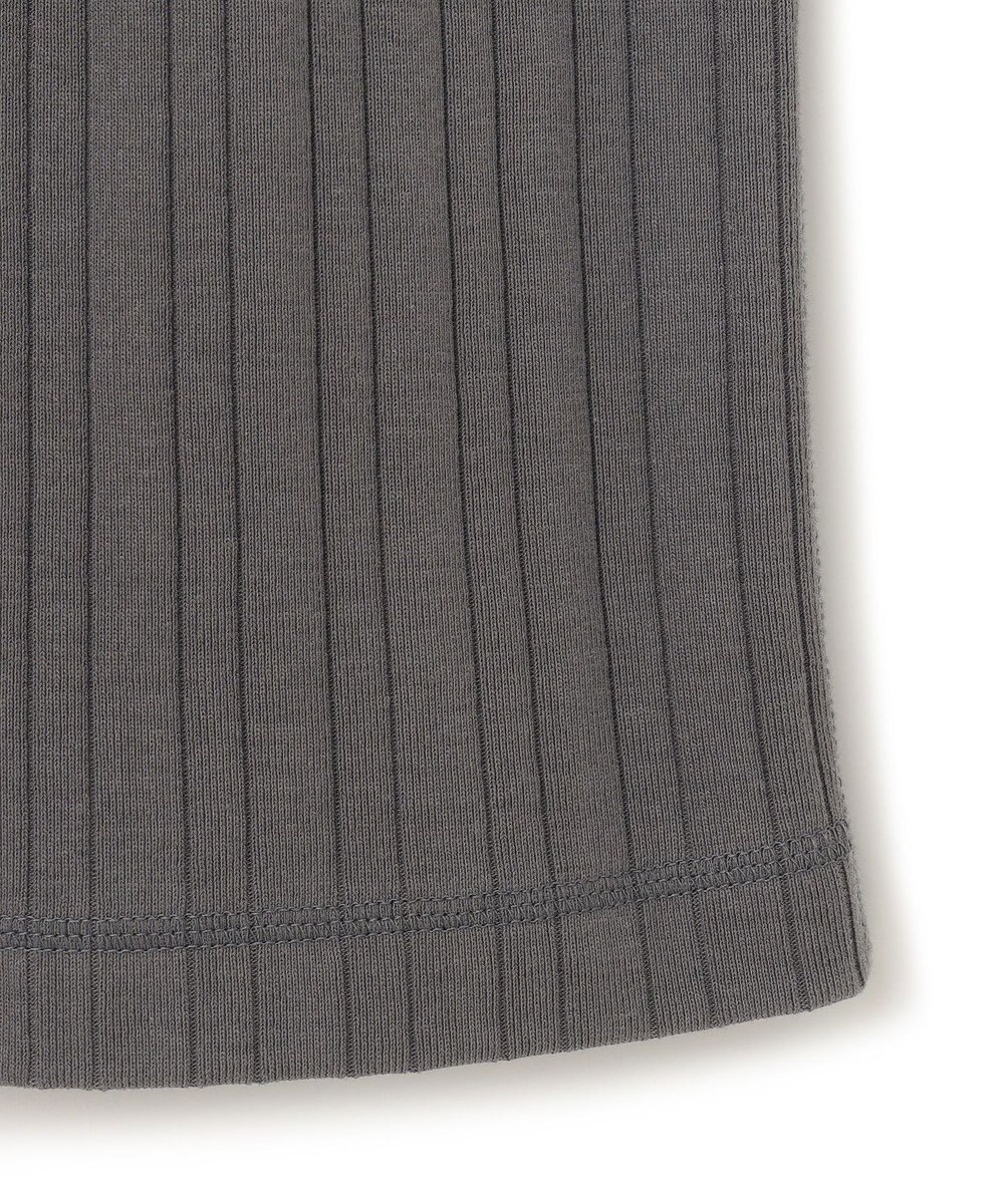 23区 【SLOW/洗える】ランダムリブフライス スカート 