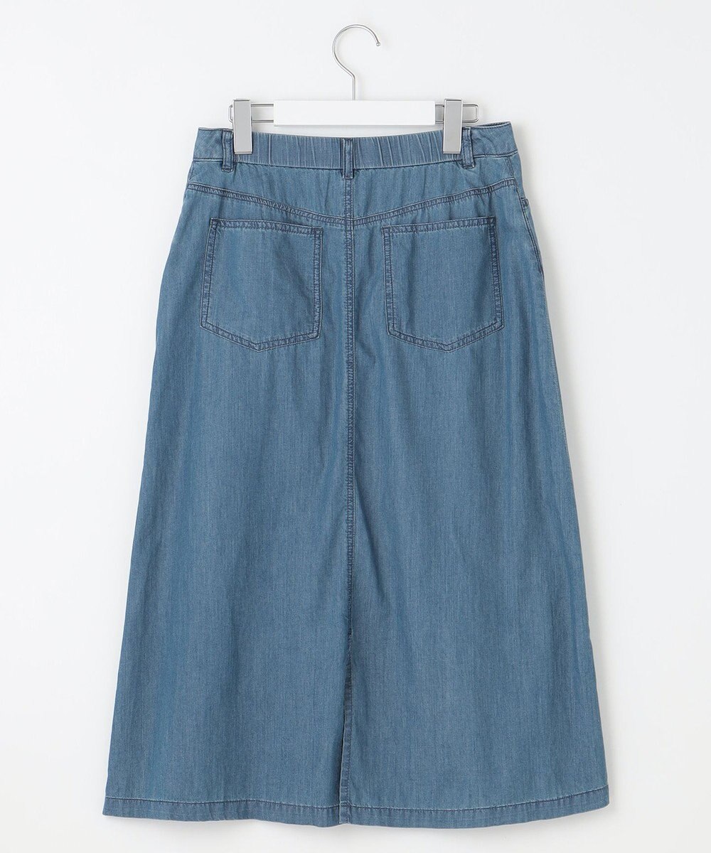 J.PRESS LADIES L 【洗える】4ozライトデニム スカート 