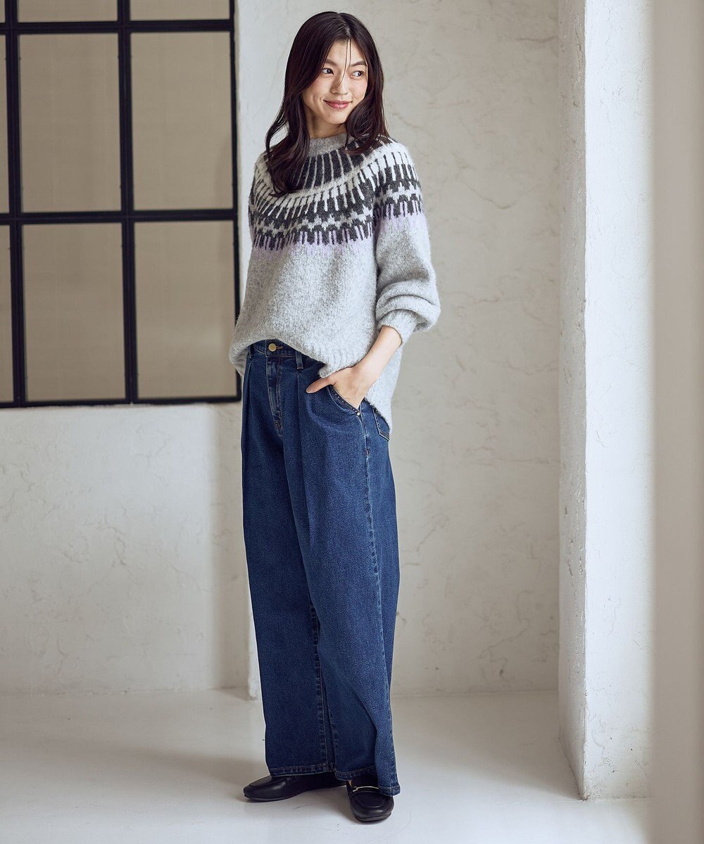 ANY ノルディックパターンニット 