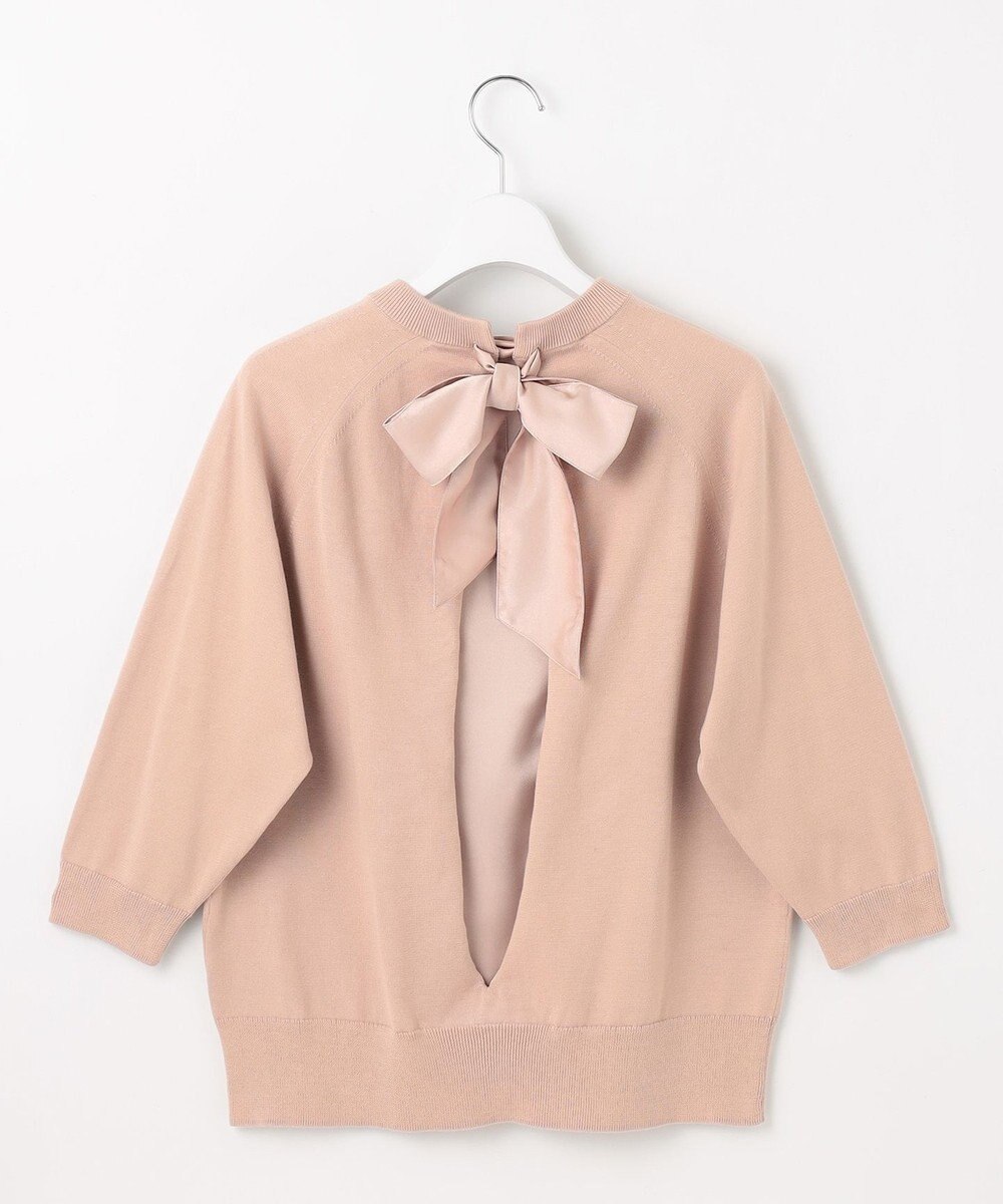 自由区 【カトリエムブーケ】Detail du ruban リボンディティールプルオーバー 