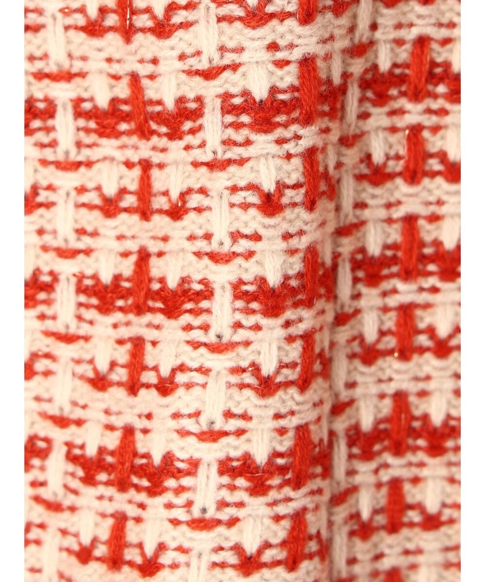 Green Parks ・ｆｕｒｒｙ　ｒａｔｅ　ツィードラメニットカーディガン 