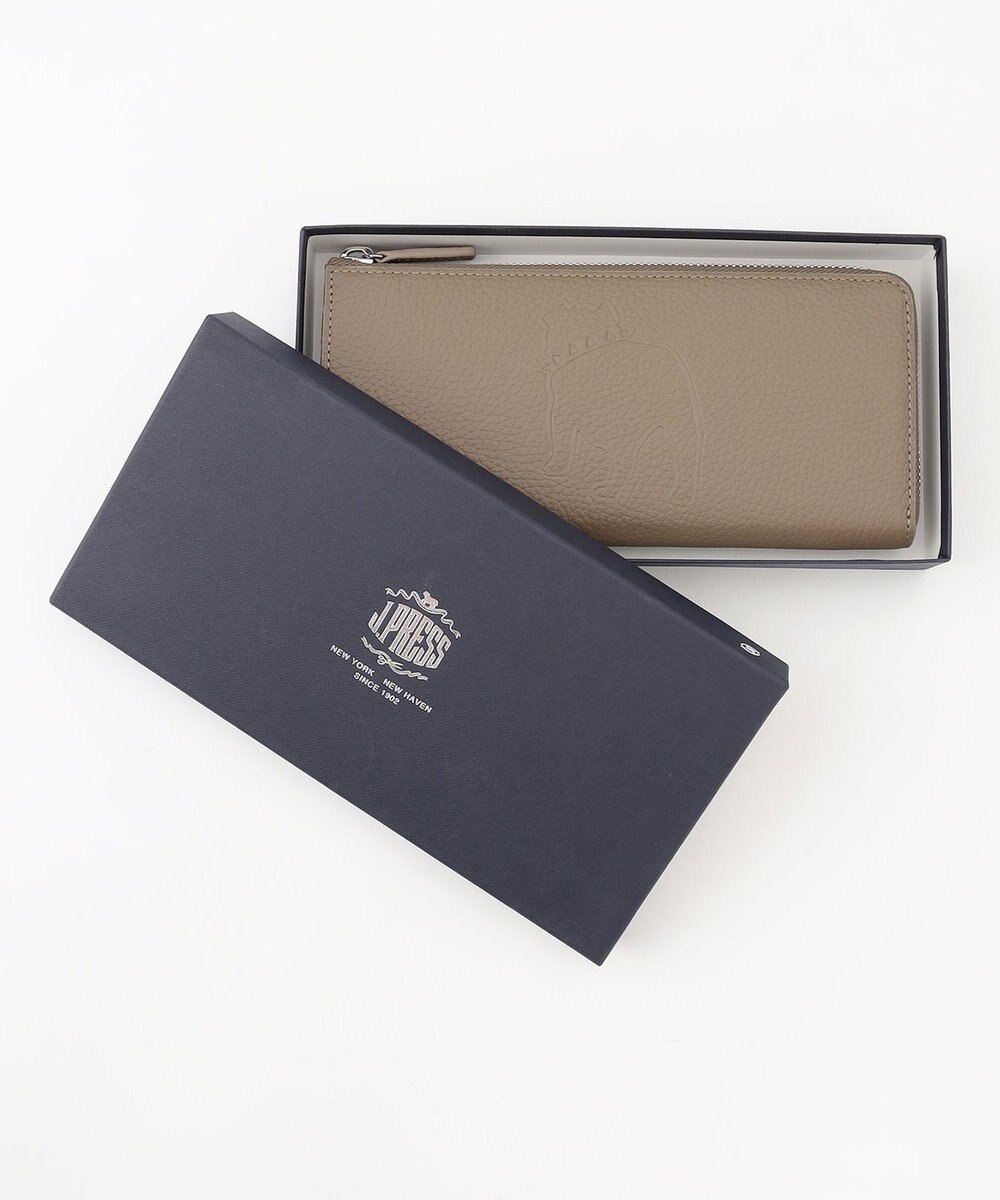 J.PRESS MEN 【MORPHO×J.PRESS】バックブル ハニーセル長財布(Ｌ字ラウンドファスナー) 