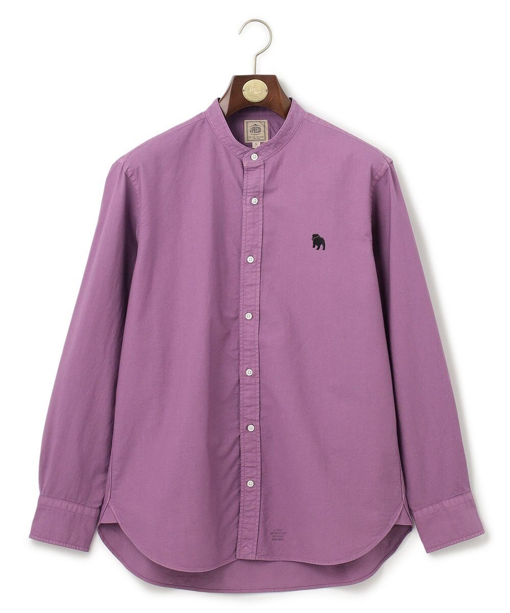 J.PRESS MEN 【大人気バックブル】バンドカラー オックスフォードシャツ 