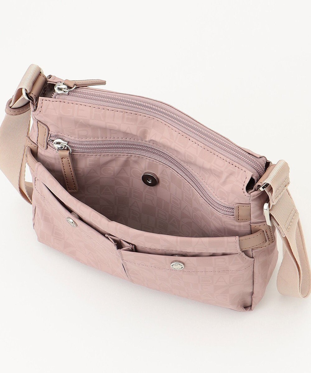 LA BAGAGERIE モノグラム　スクエアナイロンショルダー　SSサイズ 