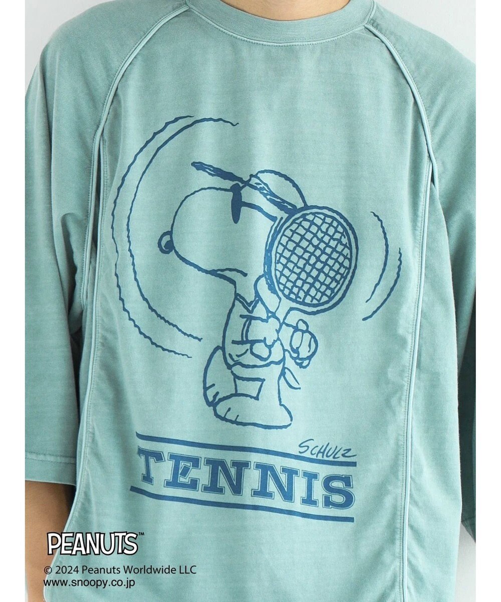 CRAFT STANDARD BOUTIQUE 【ユニセックス】PEANUTS/スヌーピー 切り替えTシャツ 