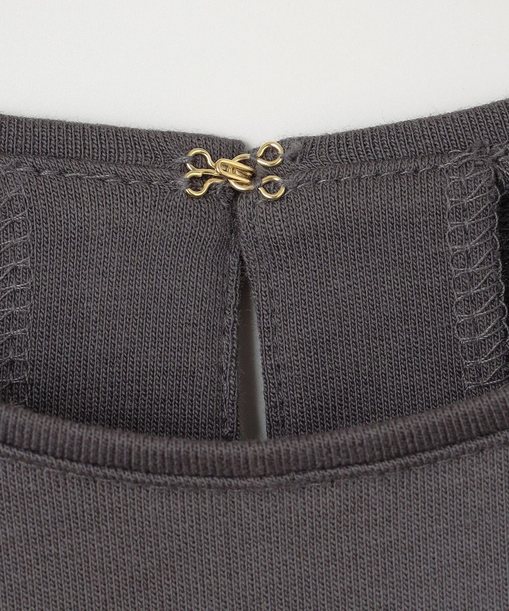 組曲 L ミニ裏毛チュールスリーブ カットソー 