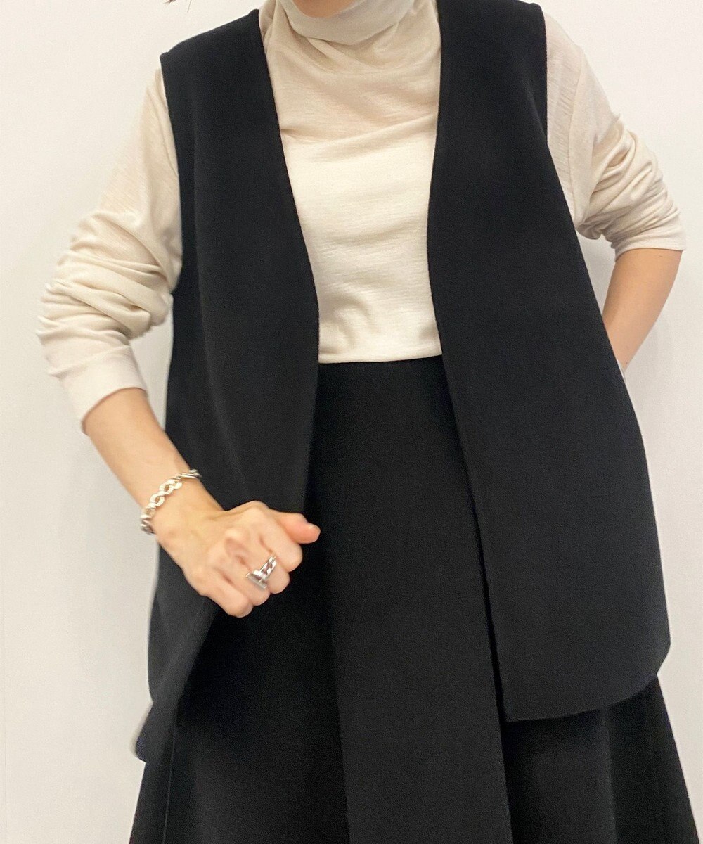 UNFILO 【セットアップ対応】ウールライク ジレ 