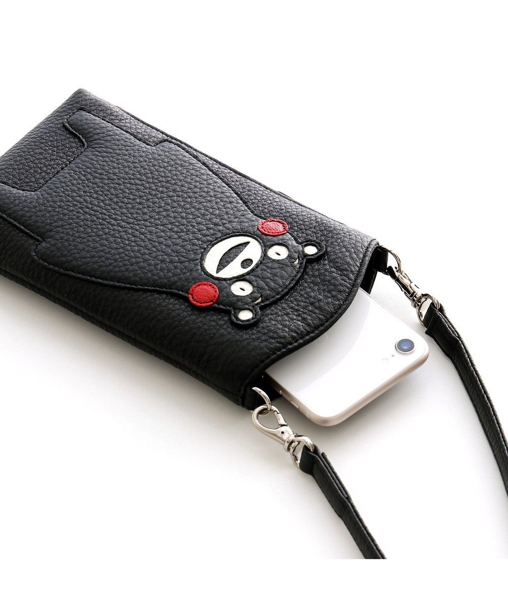 IBIZA 【くまモンコラボ商品】牛革　スマートフォンポシェット 
