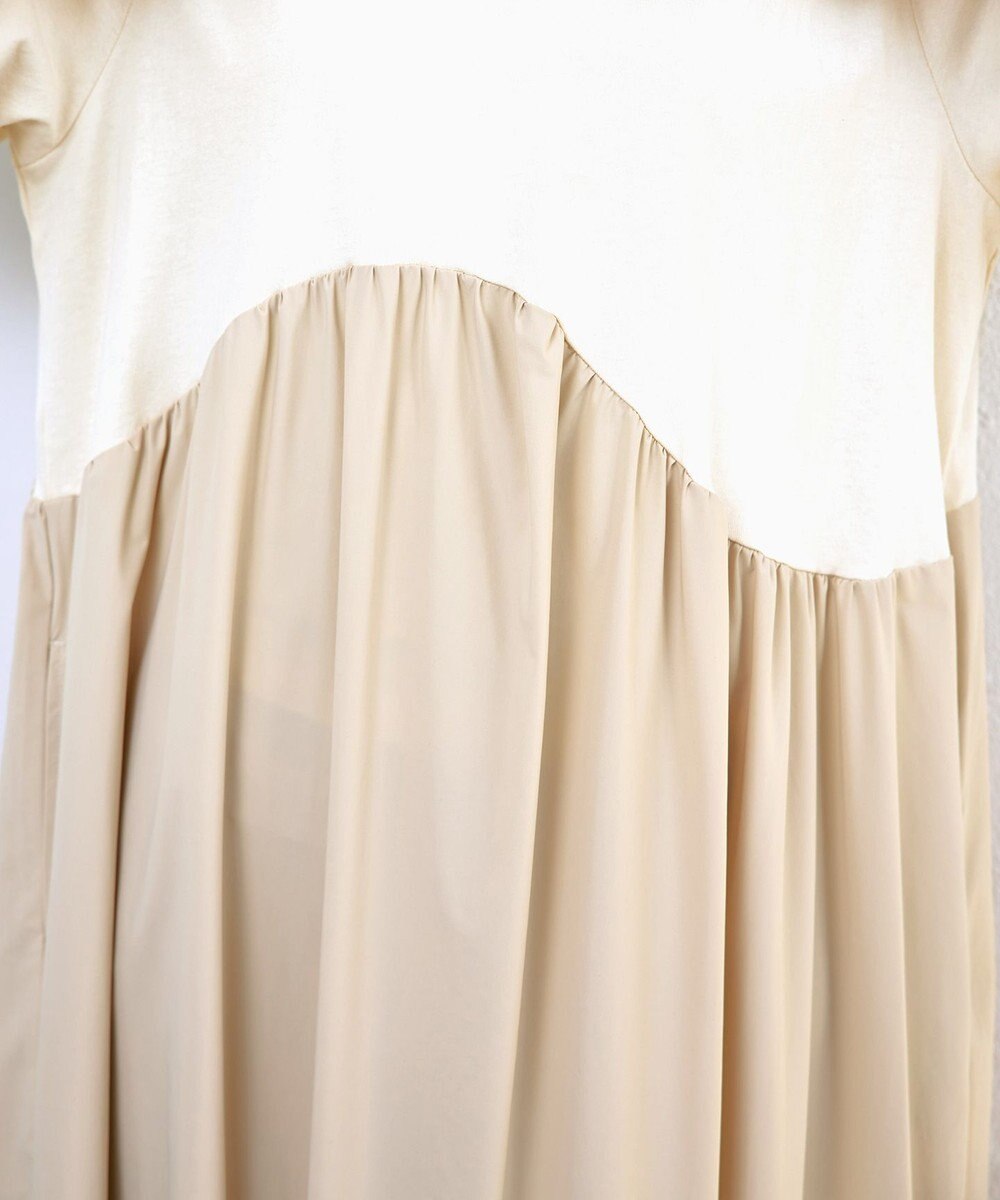 Tiaclasse 【洗える】切替マキシワンピース 