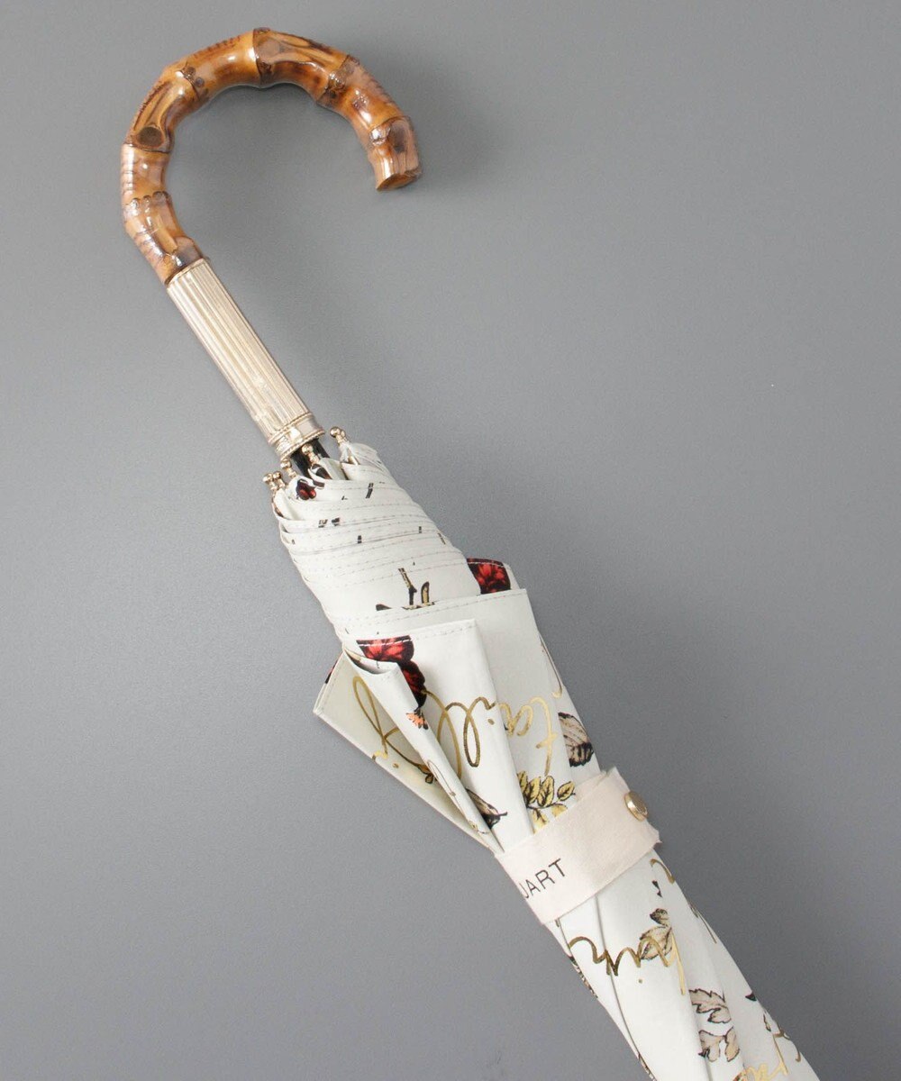 AURORA JILL STUART ジル スチュアート 晴雨兼用一段スライド傘 (ボタニカル柄) 