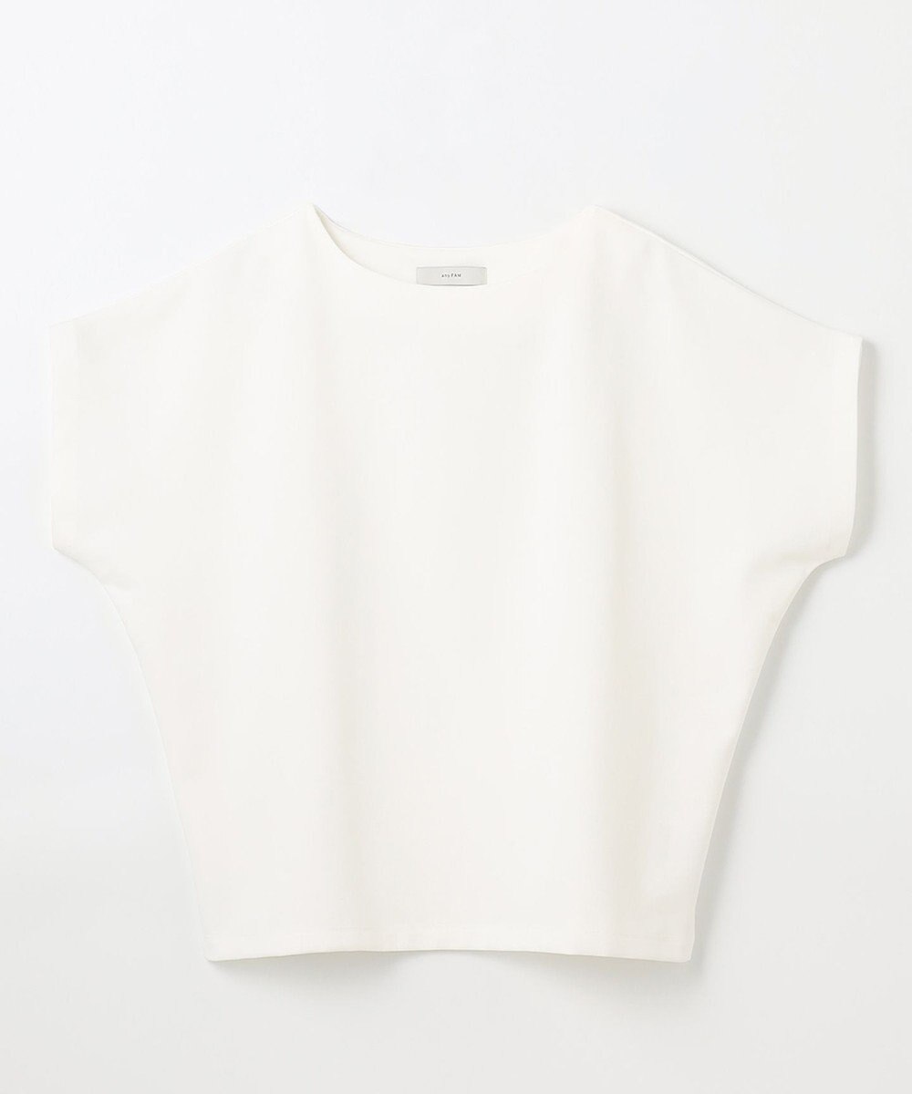 ANY 【洗濯機可/接触冷感/UVカット/アンチピリング】ドライポンチフレンチスリーブプルオーバー 