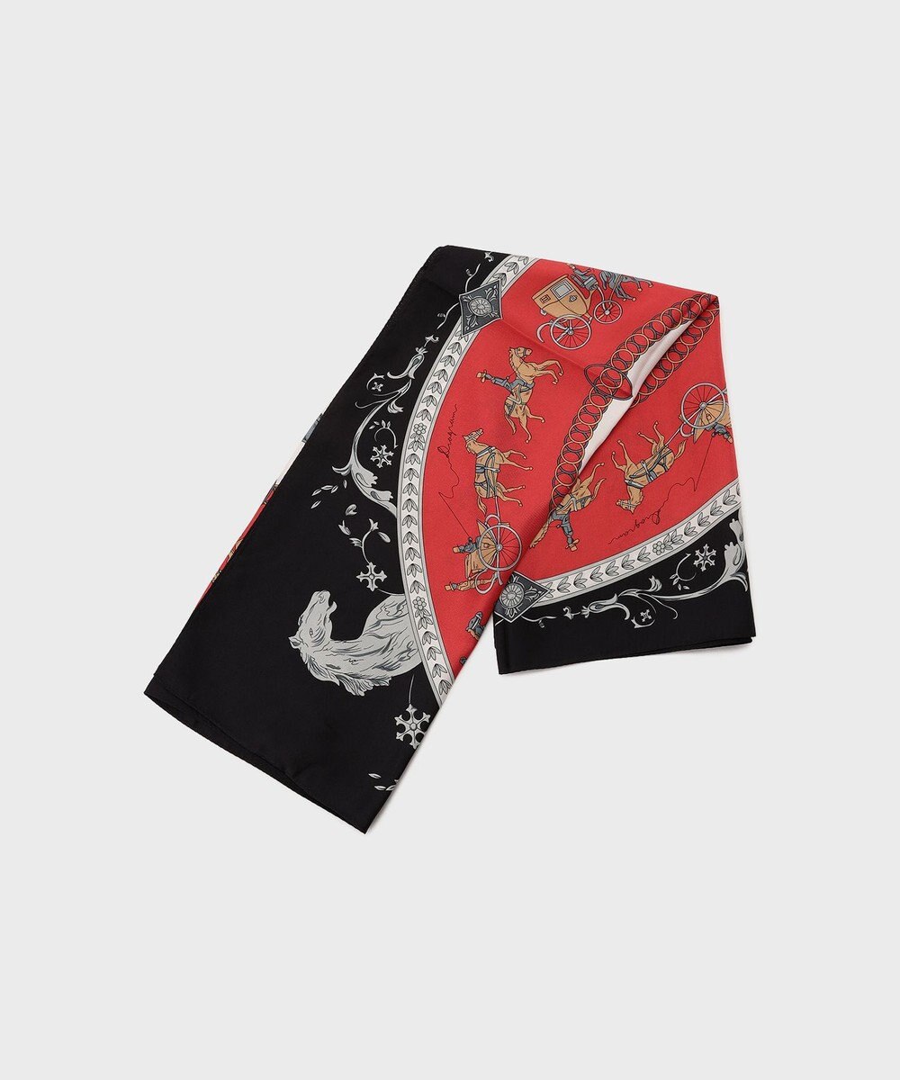 GRACE CONTINENTAL ホースプリントスカーフ 