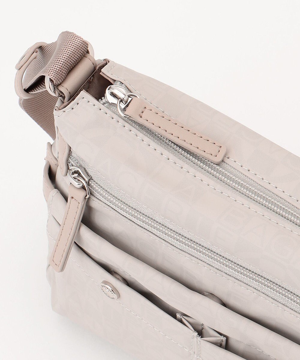 LA BAGAGERIE モノグラム　スクエアナイロンショルダー　SSサイズ 