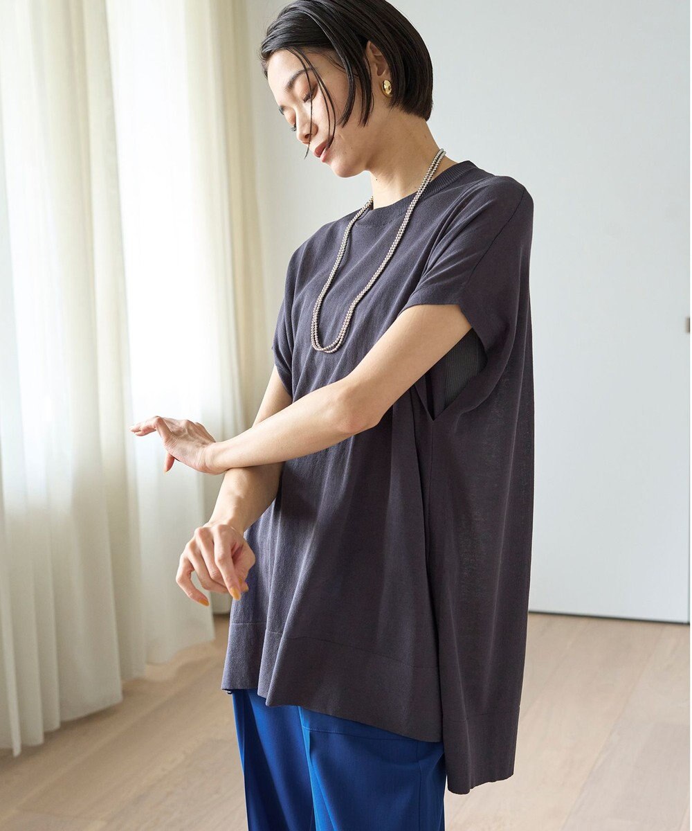 UNFILO フロスティコットン オーバーニット 