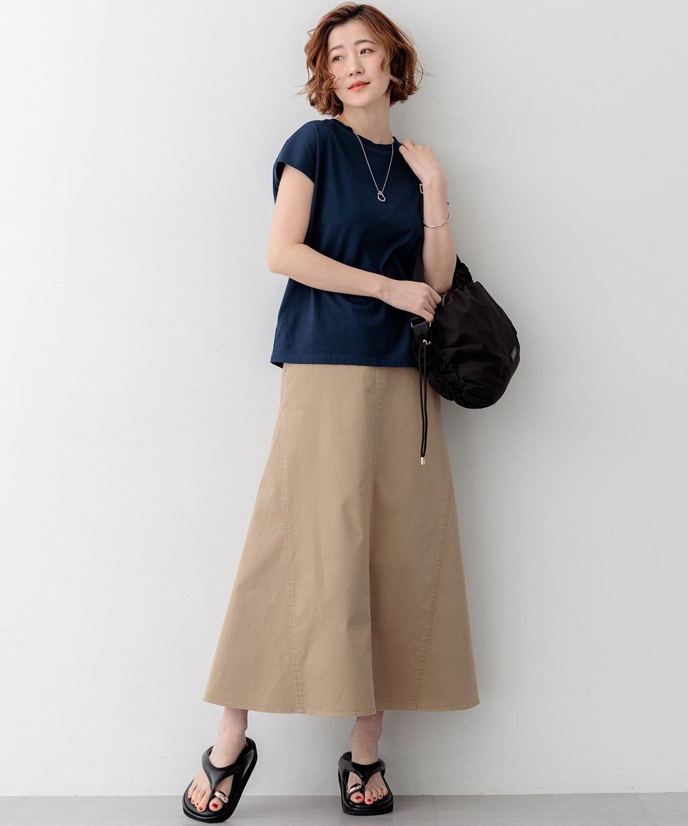 23区 【WEB&一部店舗限定カラーあり】ストレッチギャバ チノ スカート 