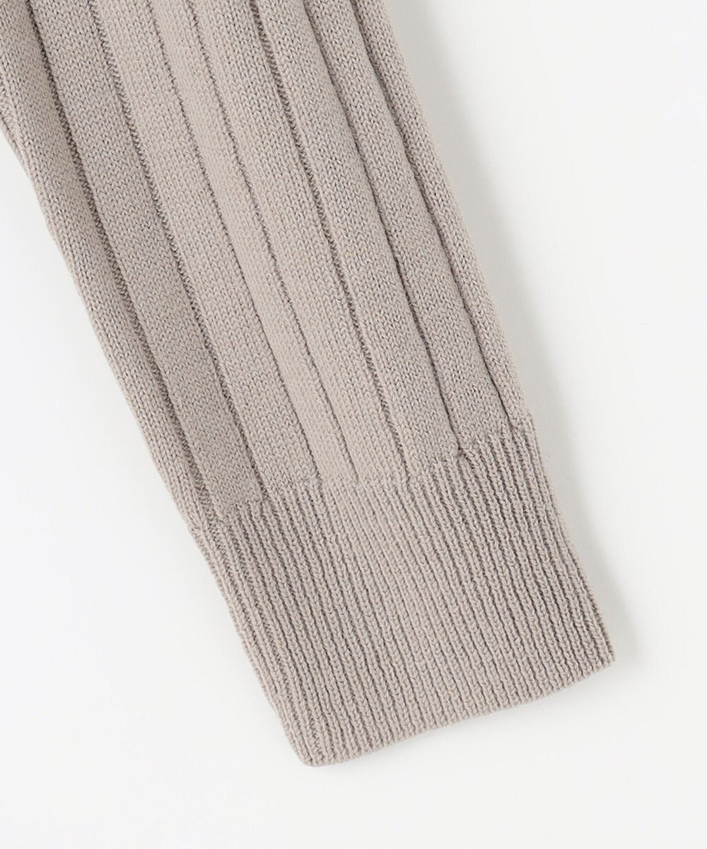 自由区 【洗える】ウールミックス ミドル丈カーディガン 