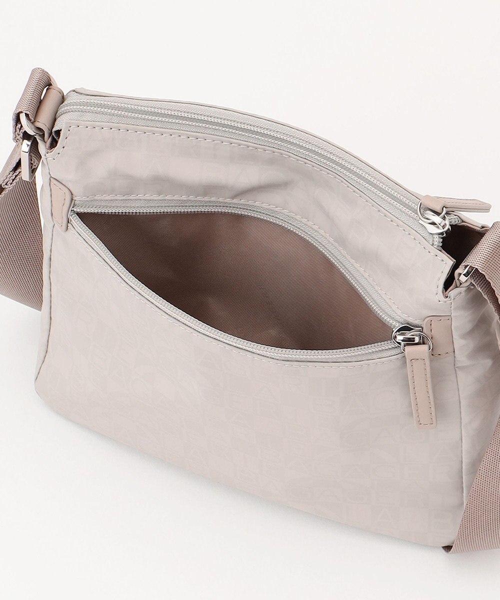 LA BAGAGERIE モノグラム　スクエアナイロンショルダー　SSサイズ 