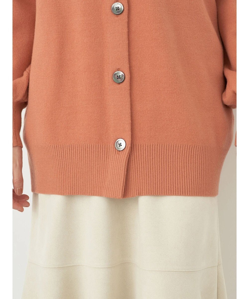 earth music&ecology やわらかタッチミドル丈カーディガン 