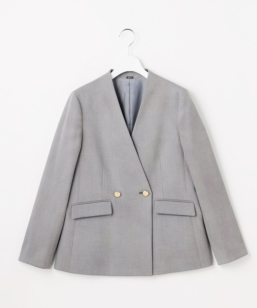 ANY SIS S 褒めらレディストレッチ カラーレス ジャケット 