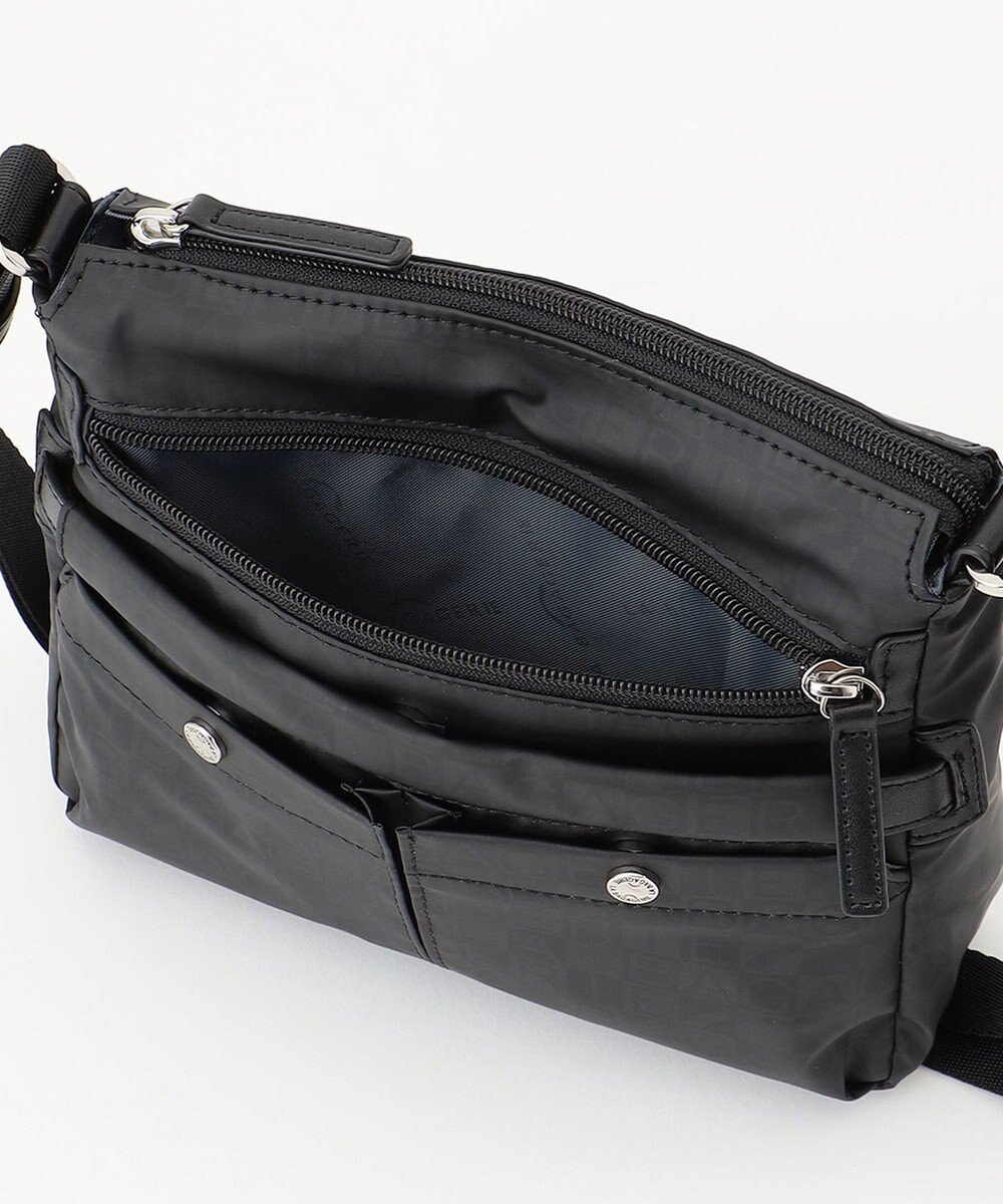 LA BAGAGERIE モノグラム　スクエアナイロンショルダー　SSサイズ 