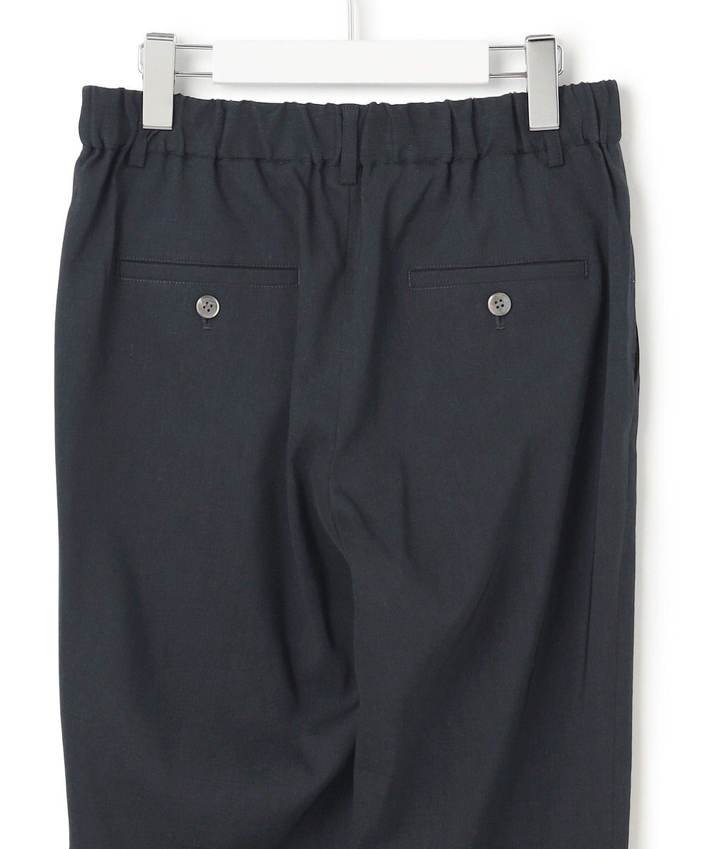 23区 【洗える】リネンレーヨンストレッチ テーパード パンツ 