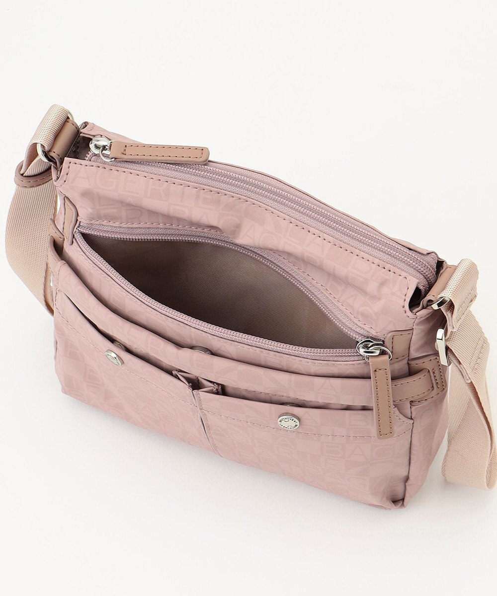 LA BAGAGERIE モノグラム　スクエアナイロンショルダー　SSサイズ 