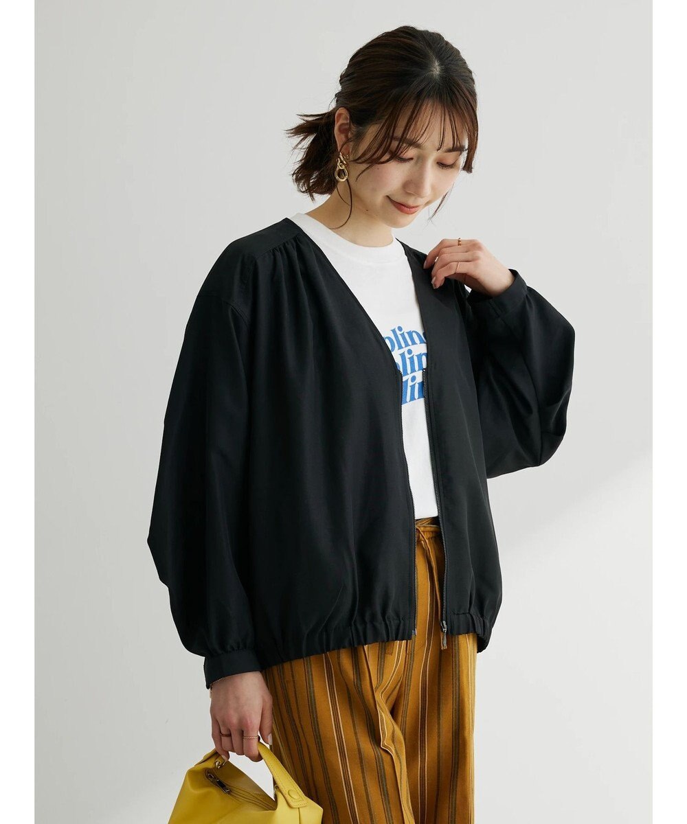 Green Parks イージーケアＶネックブルゾン 