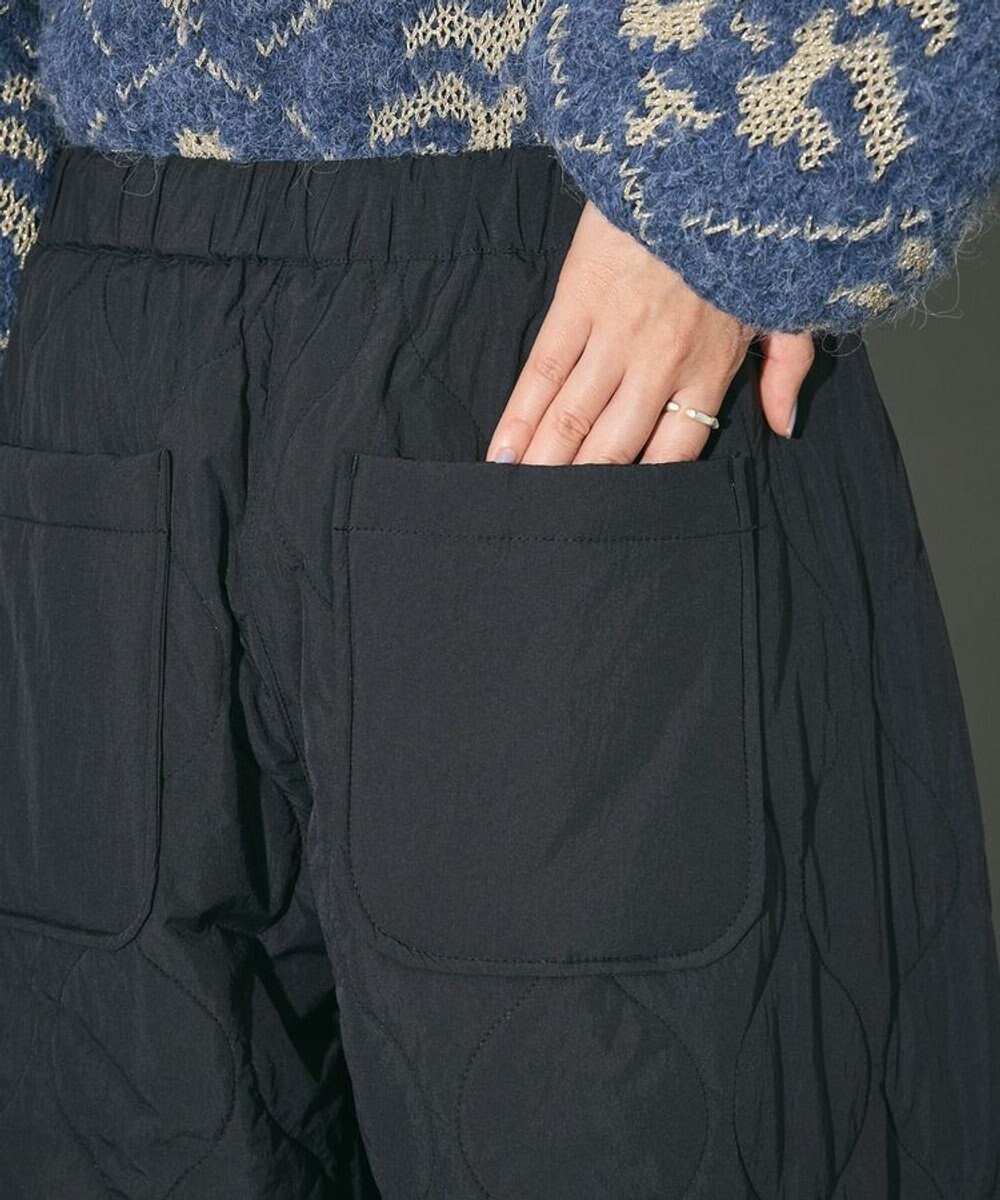 Green Parks キルティングカーブパンツ 