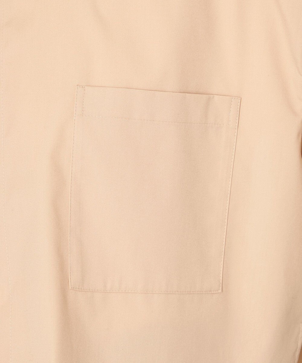 NAVE 【ReNAVE・セットアップ可/洗える/接触冷感/UVケア】コットンポリブロード クロップドシャツ 