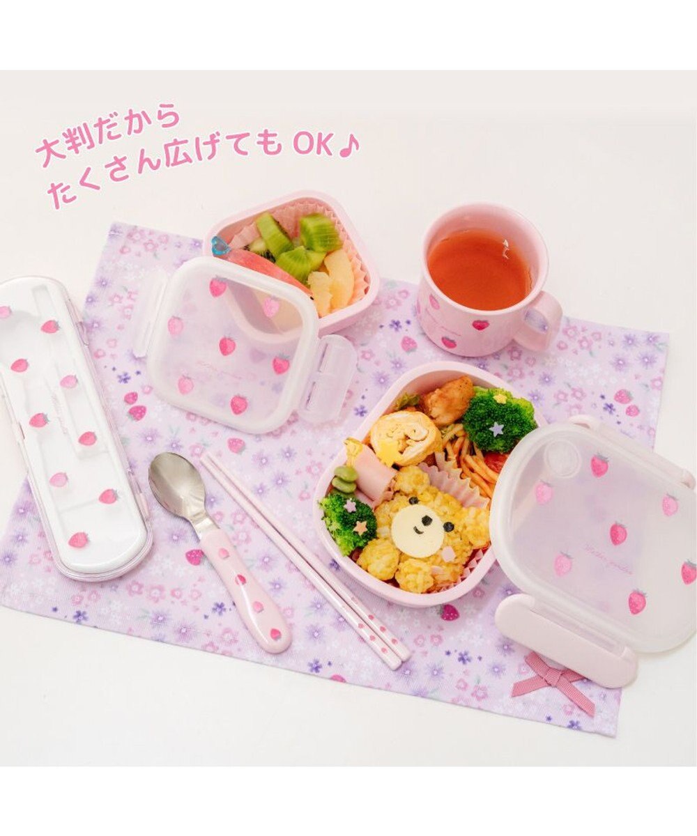 Mother garden マザーガーデン  野いちご ランチマット 《小花いちご柄》 大 