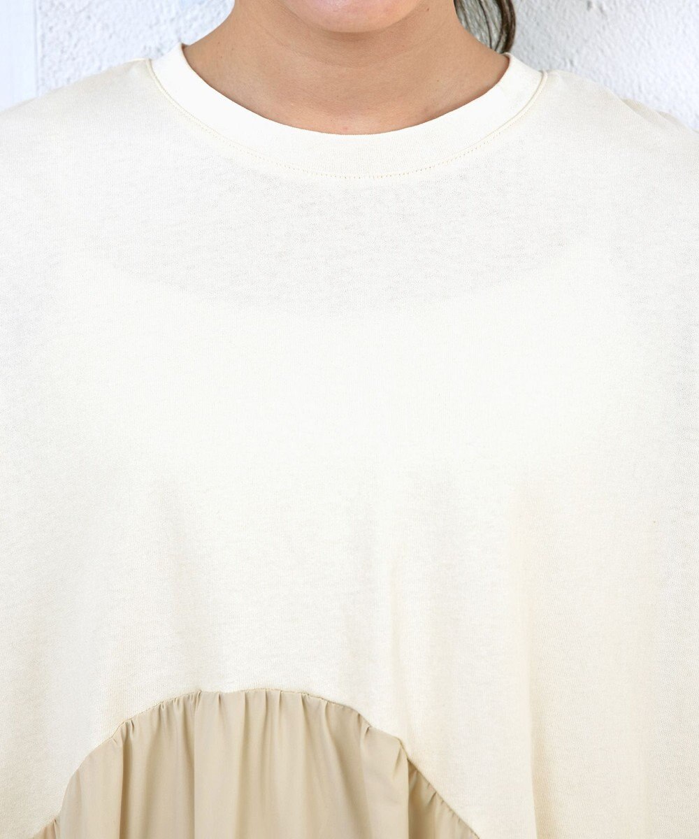 Tiaclasse 【洗える】切替マキシワンピース 