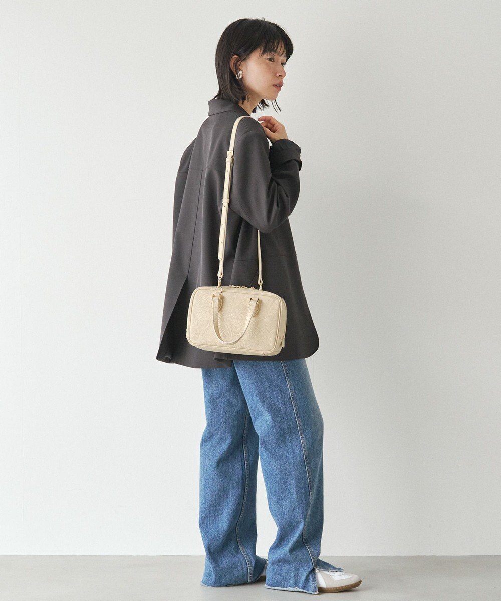 russet 【2025AW新作】シュリンクレザー2WAYミニボストンバッグ(CE-1581) 