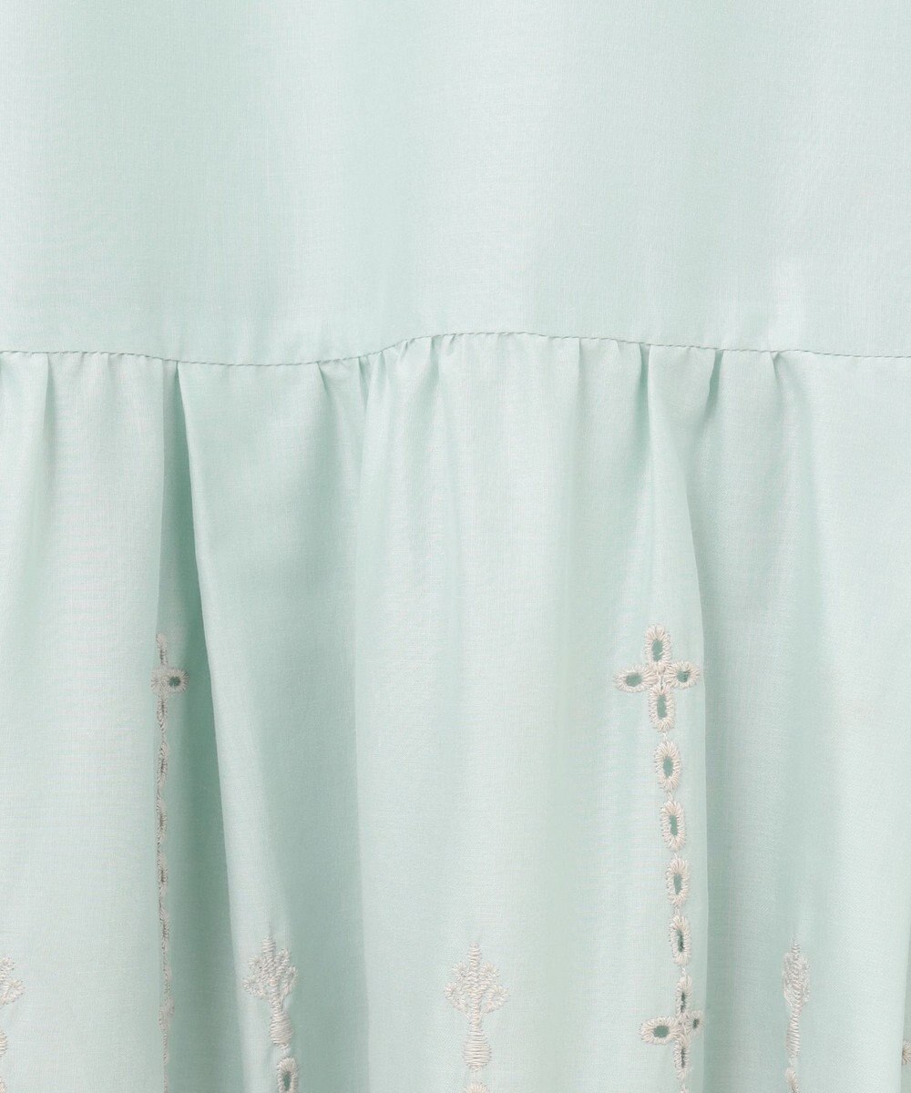 自由区 【カタログ掲載・洗える】エンブロイダリーローン ワンピース 