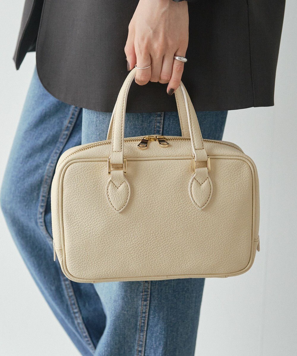 russet 【2025AW新作】シュリンクレザー2WAYミニボストンバッグ(CE-1581) 