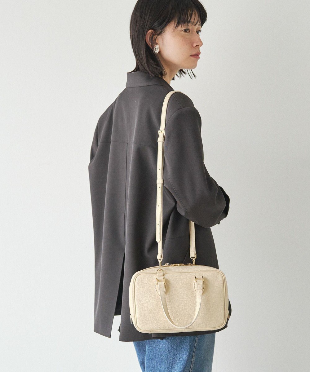 russet 【2025AW新作】シュリンクレザー2WAYミニボストンバッグ(CE-1581) 