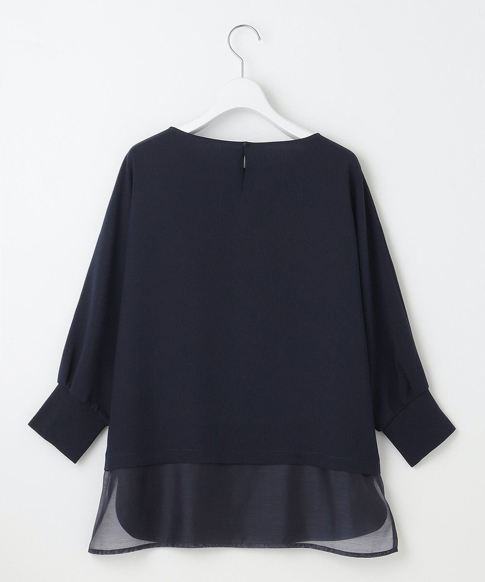 23区 S 【洗える/一部店舗限定】ストレッチジョーゼット シアー カットソー 