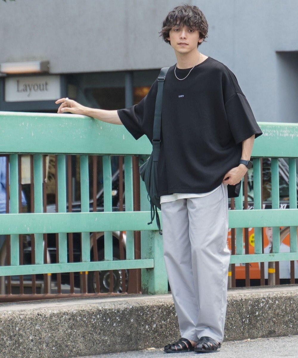 WEGO 【ユニセックス着用ITEM/ウエストゴム/手洗い可】シェフパンツ 