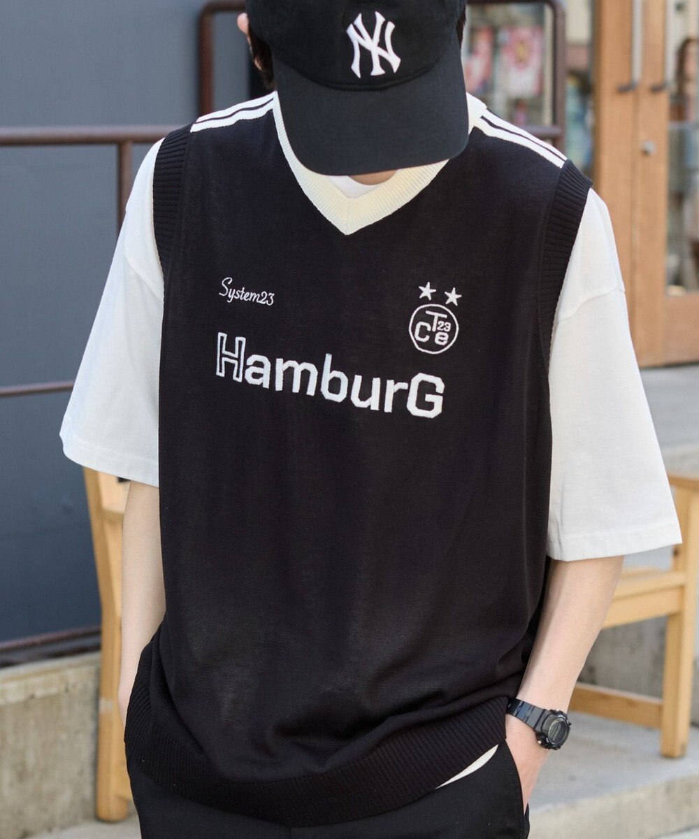 WEGO 【２点SET】アンサンブルゲームロゴニットベスト 