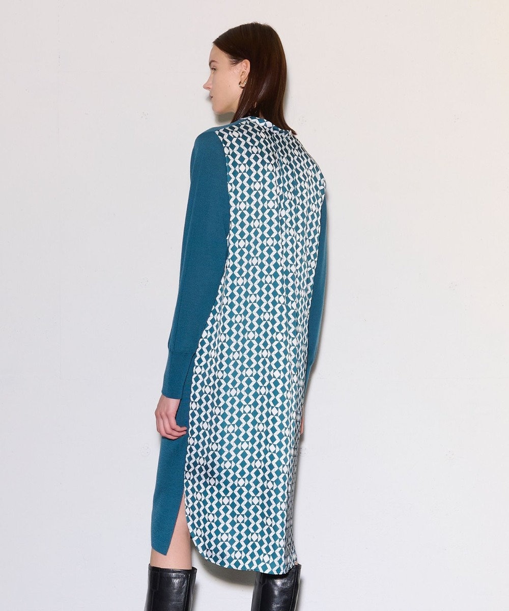 JOSEPH ダイヤゴナルプリント×ニット　ドレス 