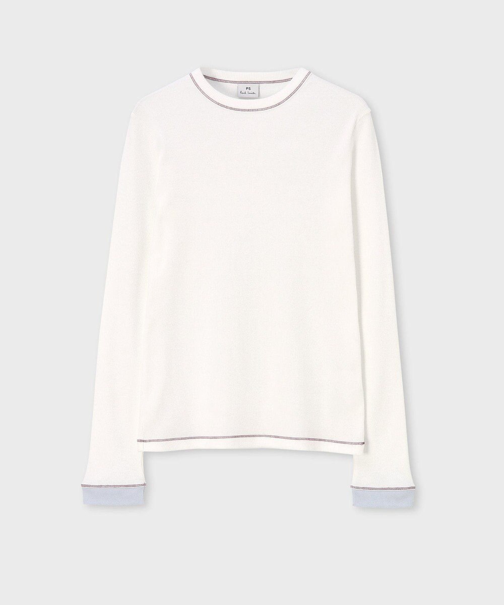 Paul Smith 【洗える】カラーステッチ リブ カットソー 