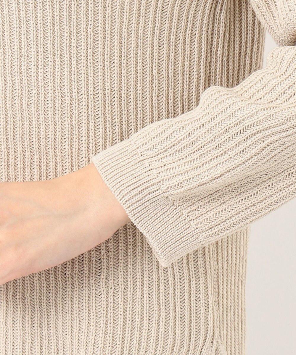 J.PRESS LADIES L 【洗える】コットン地柄 ニット 