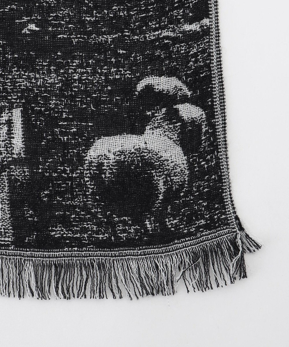 JOSEPH HOMME シルクカシミヤストール　グラフィックロンドン 