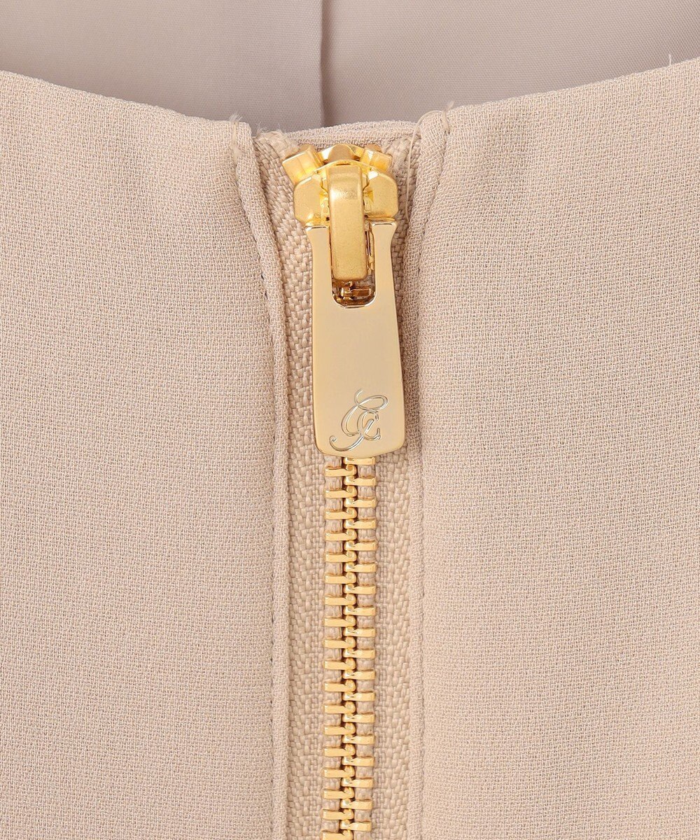 GRACE CONTINENTAL ラインバイカラードレス 