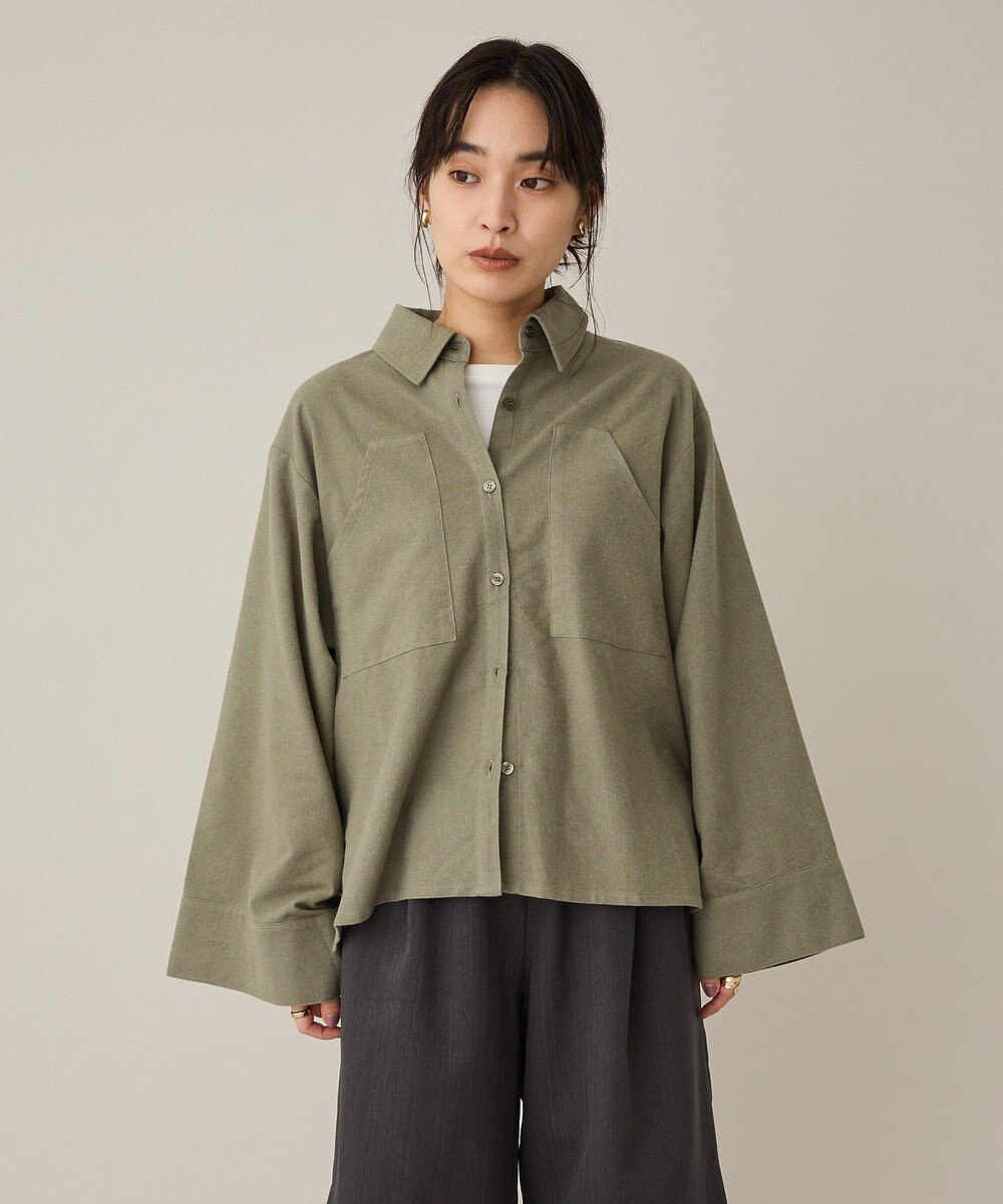 CRAFT STANDARD BOUTIQUE ビッグ袖デザインシャツ 