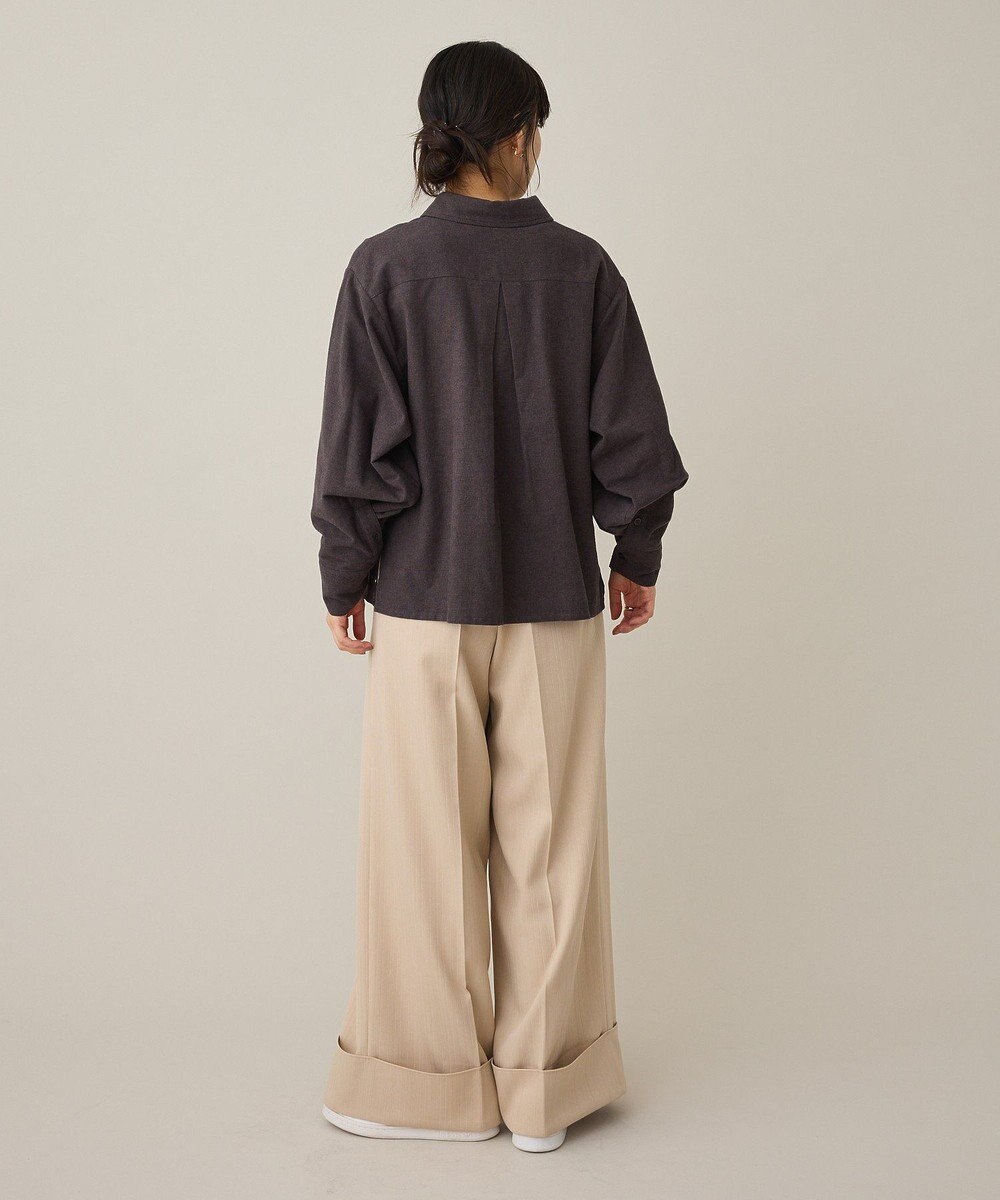 CRAFT STANDARD BOUTIQUE ビッグ袖デザインシャツ 