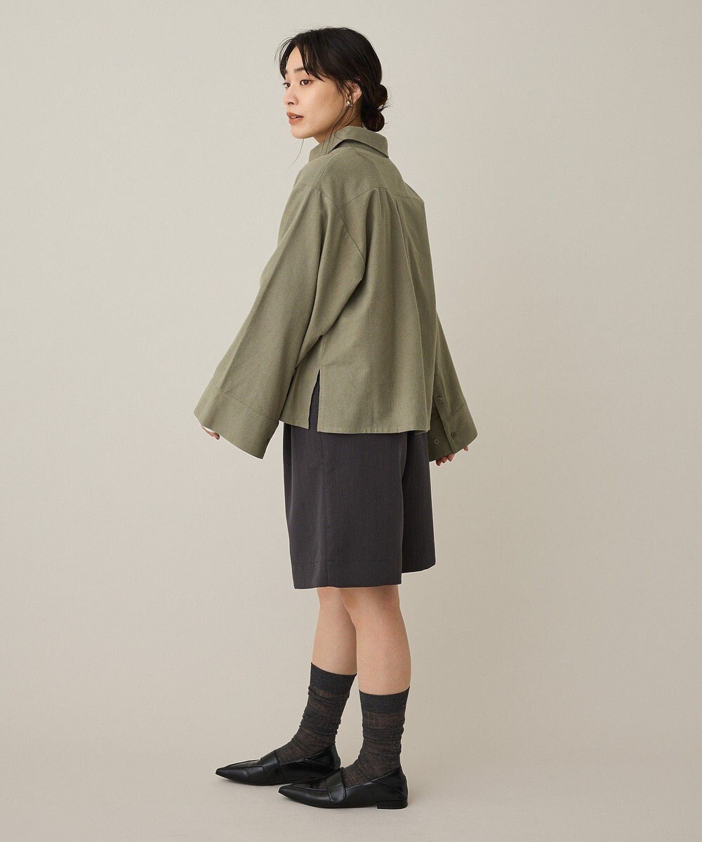 CRAFT STANDARD BOUTIQUE ビッグ袖デザインシャツ 