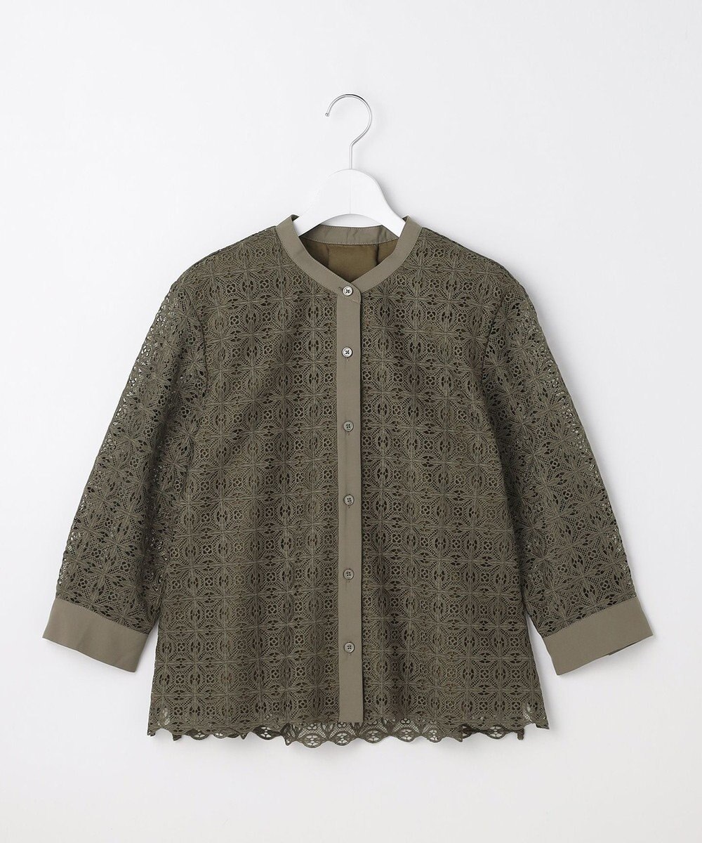 自由区 【カタログ掲載】ジオメトリックレース ブラウス 